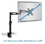 Full Motion Single Monitor Desk Mount - Mount-It!