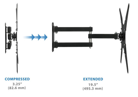 Full Motion Swivel Bracket TV Wall Mount - Mount-It!