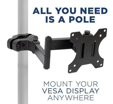 Full Motion TV and Monitor Truss/Pole Mount - Mount-It!