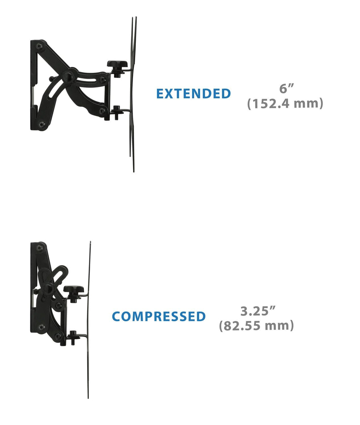 Full Motion TV Wall Mount w/ Extension - Mount-It!