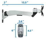 Fully Adjustable Monitor Wall Mount - Mount-It!