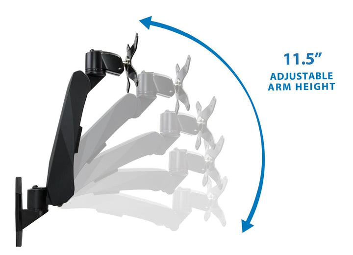 Fully Adjustable Monitor Wall Mount - Mount-It!
