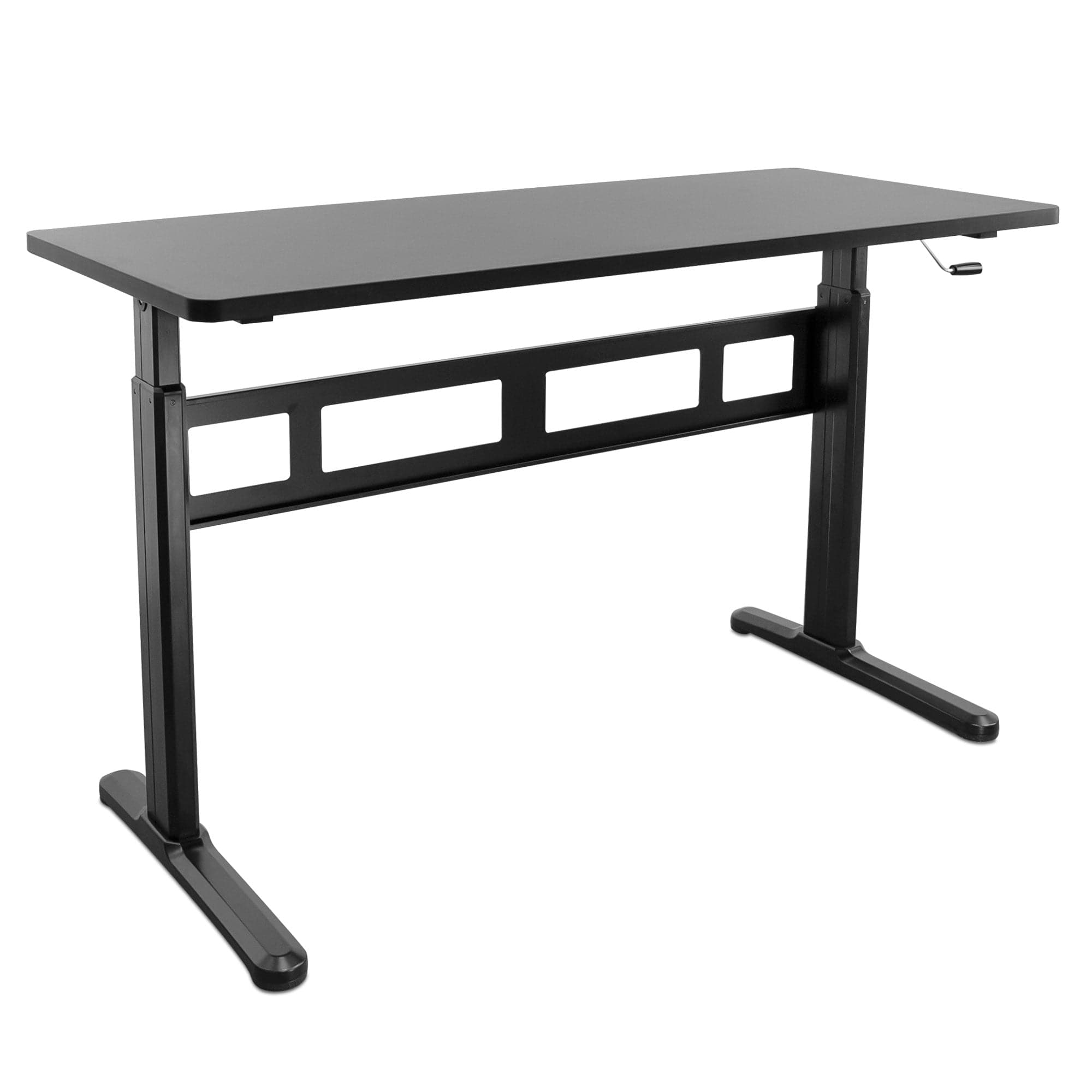 Hand Crank Sit-Stand Desk (Frame and Tabletop Included) - Mount-It!