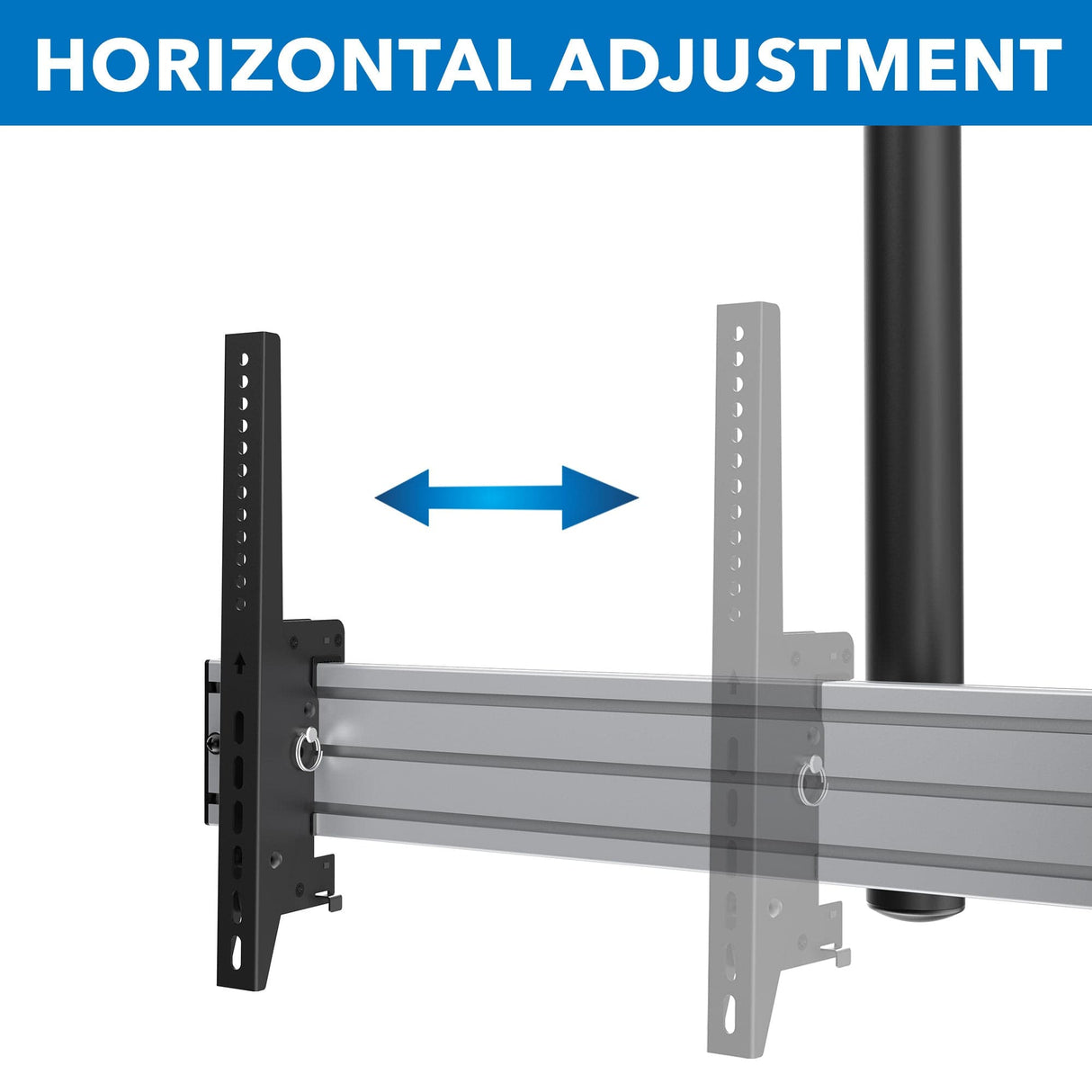 Heavy-Duty Dual TV Ceiling Mount - Mount-It!