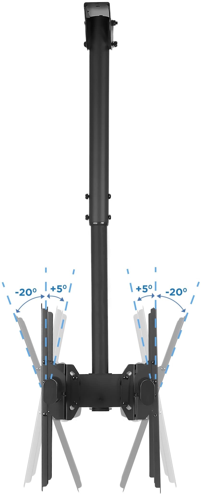 Heavy Duty Dual TV Ceiling Mount - Mount-It!