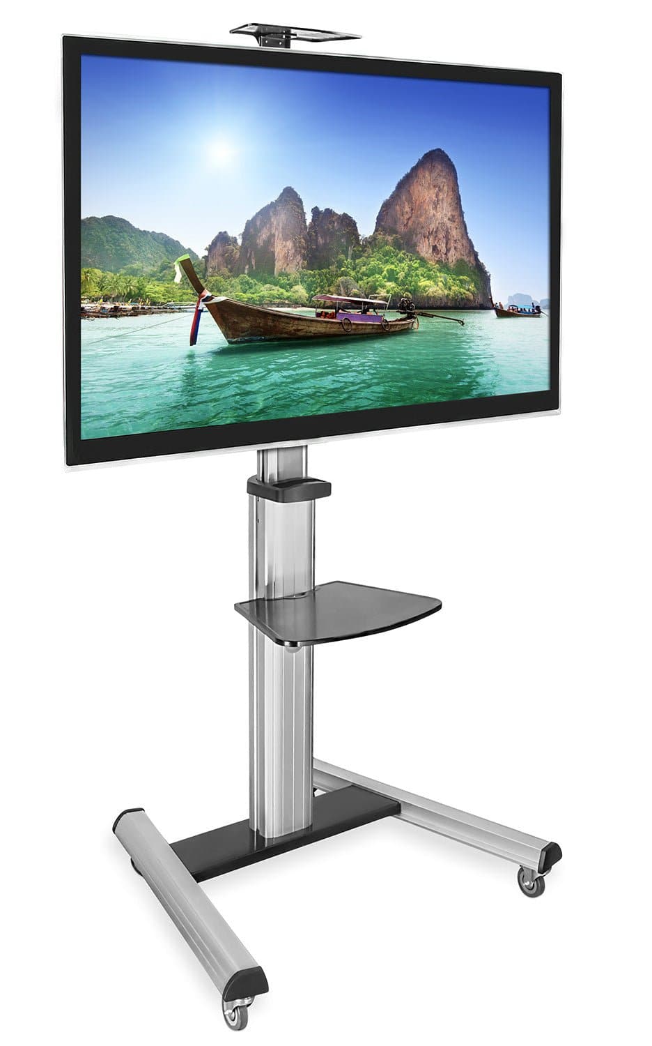 Heavy Duty Mobile TV Cart - Mount-It!