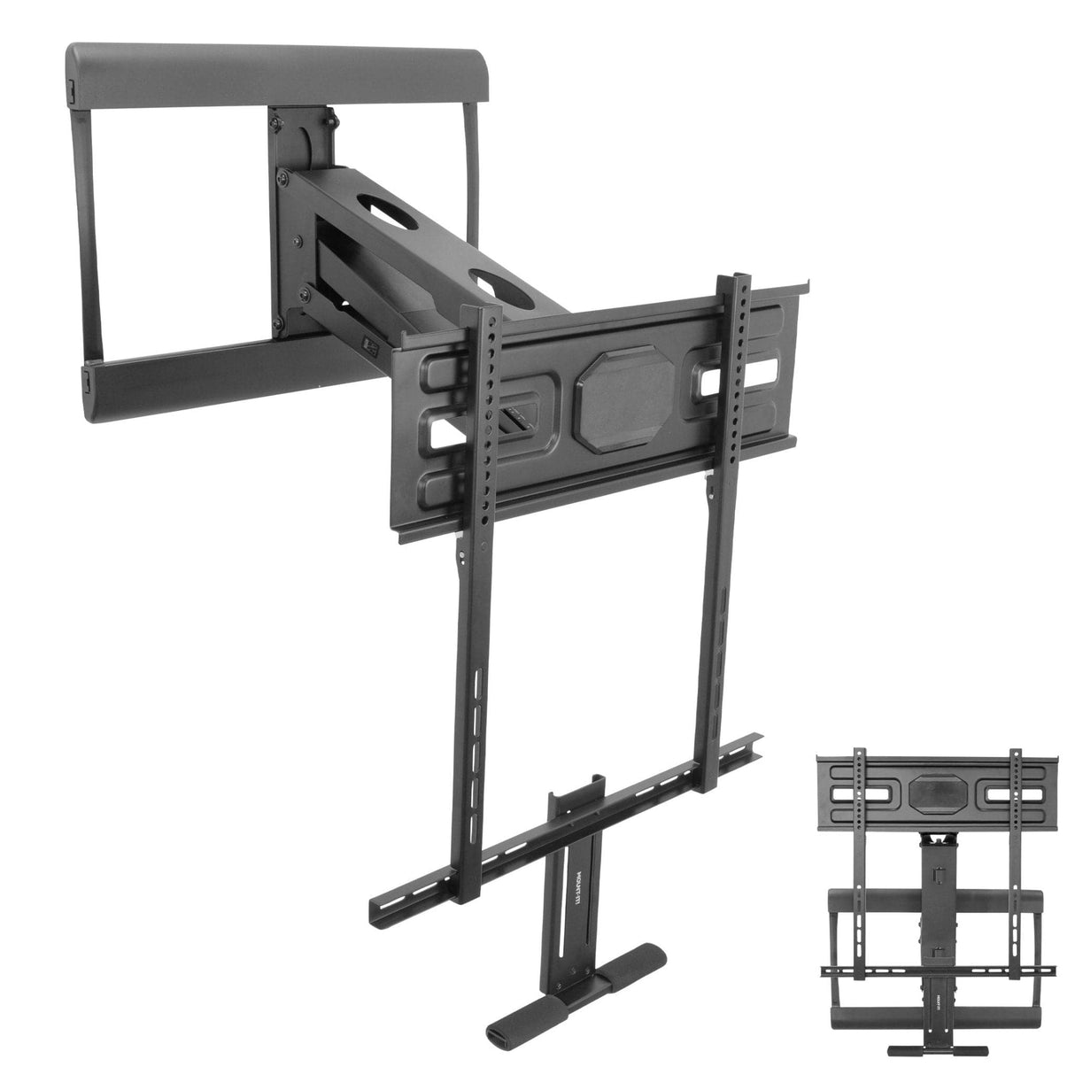 Height Adjustable Fireplace TV Mount with Gas Spring Arm - Mount-It!