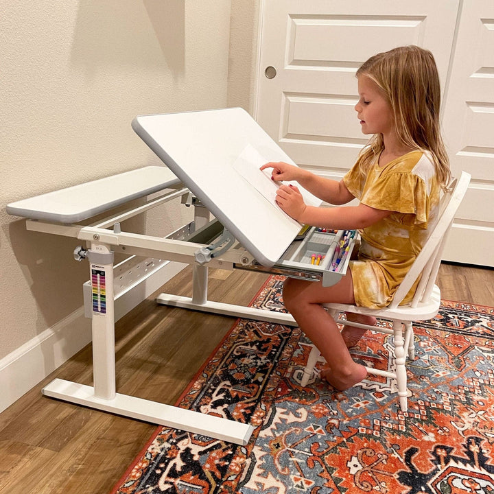 Height Adjustable Kid's Desk for Children K-12 - Mount-It!