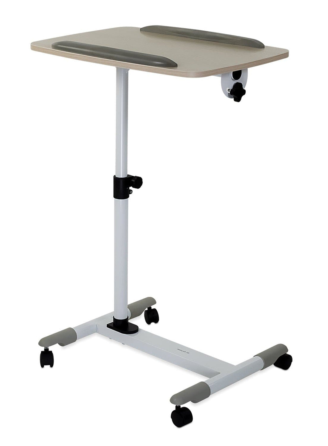 Height Adjustable Rolling Laptop Cart - Mount-It!