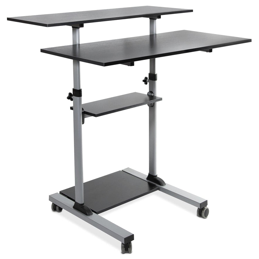 Height Adjustable Rolling Stand up Desk - Mount-It!