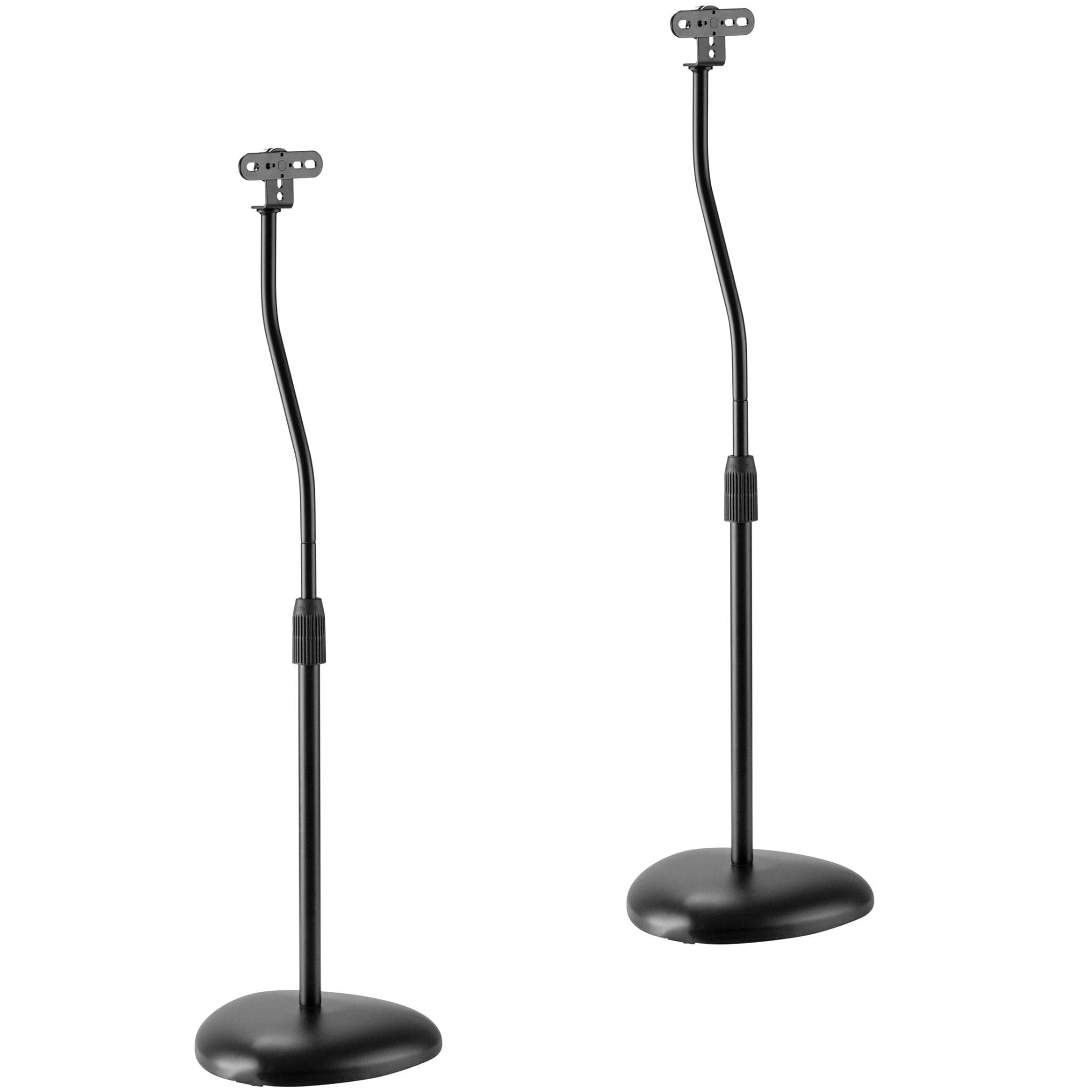 Height Adjustable Speaker Floor Stands (2 ct.) - Mount-It!