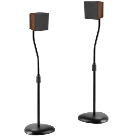 Height Adjustable Speaker Floor Stands (2 ct.) - Mount-It!