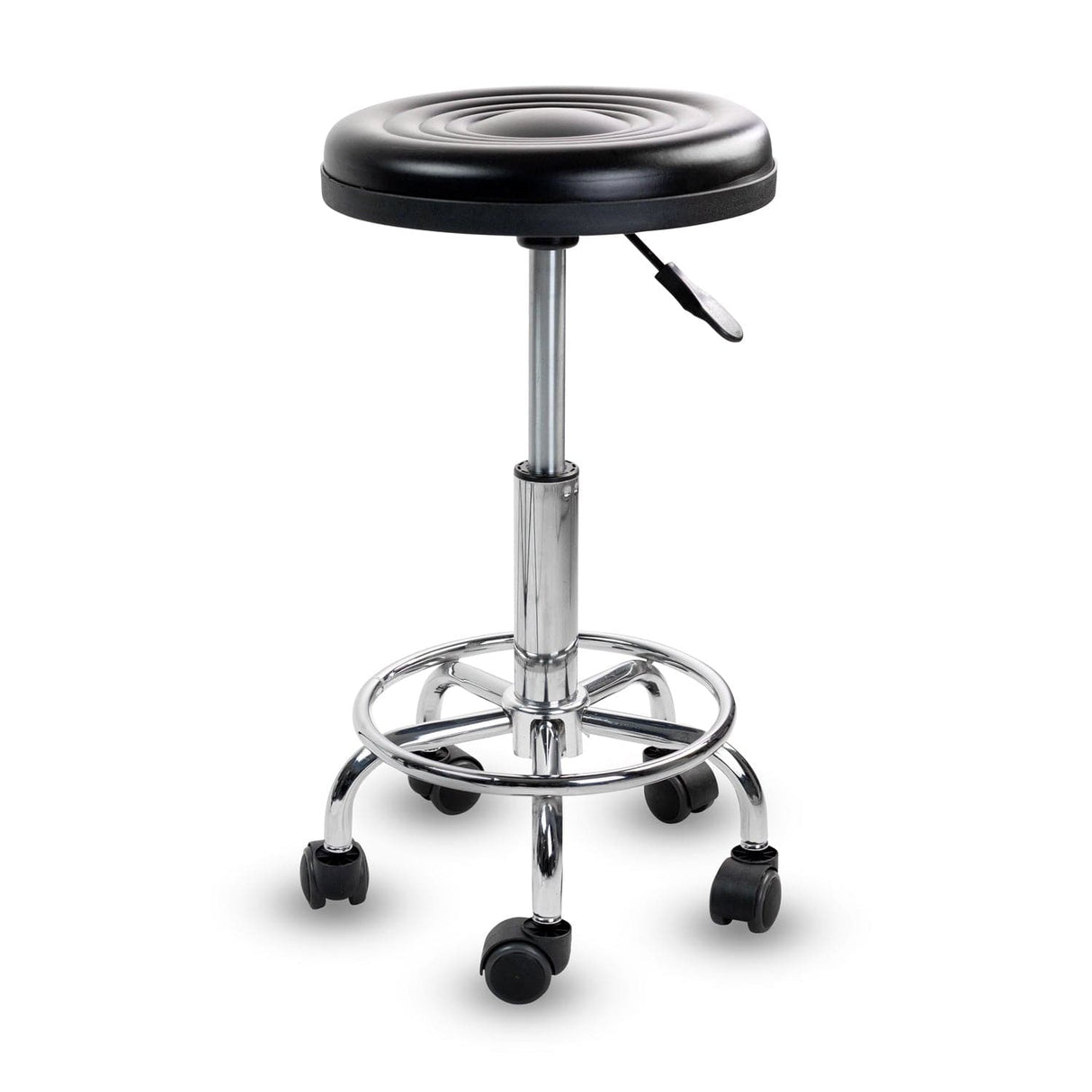 Height Adjustable Stool with Wheels - Mount-It!