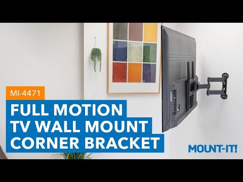 Full Motion Corner TV Wall Mount