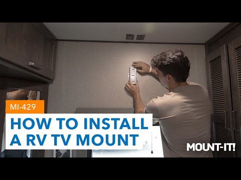 Full Motion Lockable RV and Trailer TV Mount