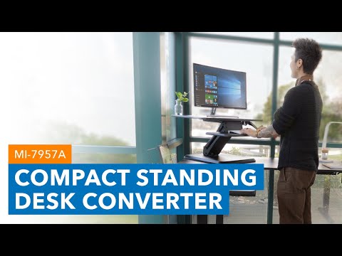 Compact Standing Desk Converter