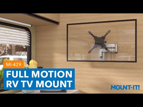 Full Motion Lockable RV and Trailer TV Mount