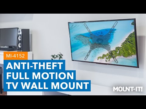 Anti-Theft Full Motion TV Wall Mount