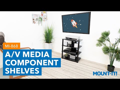 A/V Media Component Shelves