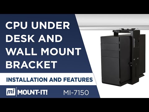 Mount-It! Under Desk CPU Strap Mount (MI-7154)