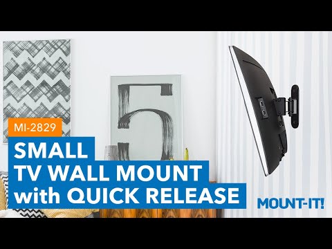 Single Stud Tilt and Swivel TV Wall Mount