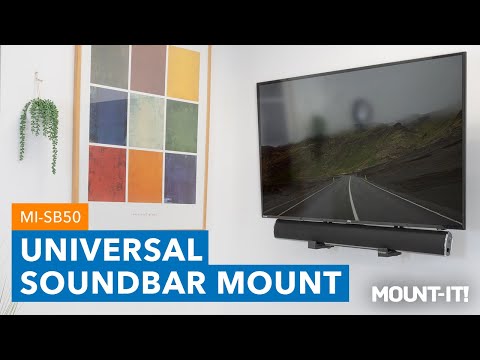 Universal Soundbar Mount Brackets for TV and Wall Installation