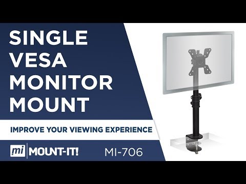 Height Adjustable Ultra-Wide Monitor Mount
