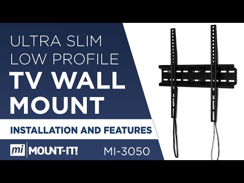 Low Profile Slim TV Wall Mount Fixed TV Bracket