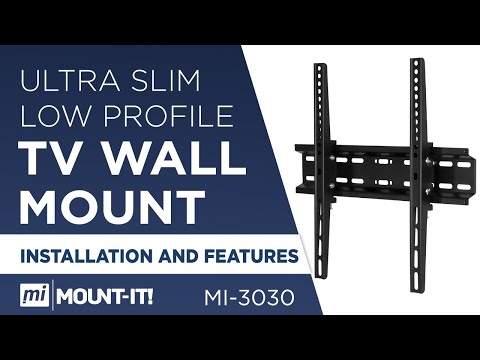 Low Profile TV Wall Mount Tilt Bracket for Flat Screens