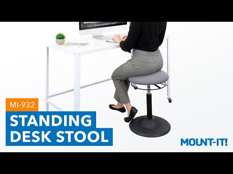 Height Adjustable Standing Desk Stool