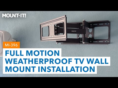 Full Motion Outdoor TV Wall Mount