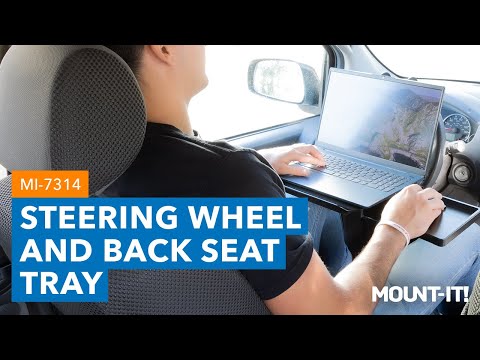 Height Adjustable Steering Wheel and Backseat Tray