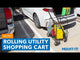 Rolling Utility Shopping Cart