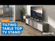 Universal Tilting Table Top TV Stand