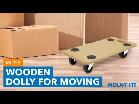 Small Platform Wooden Mover Dolly