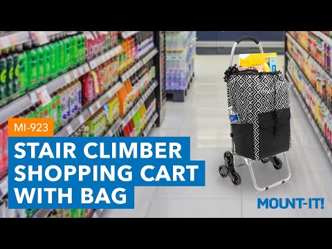 Stair Climber Shopping Cart with Bag