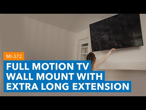 Full Motion TV Wall Mount with Extra Long Extension