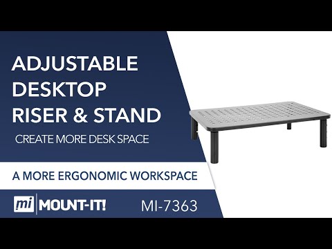 Adjustable Desktop Riser & Stand