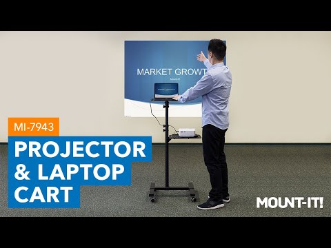 Portable Height Adjustable Laptop & Projector Stand