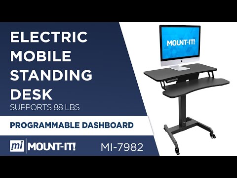 Electric Mobile Standing Desk