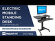 Electric Mobile Standing Desk