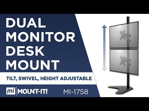 Vertical Dual Monitor Stand