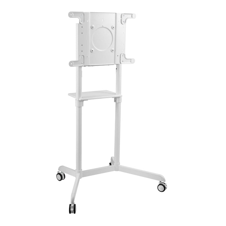 Interactive Display Stand | Mobile TV Flip Cart with Accessory Shelf - Mount-It!
