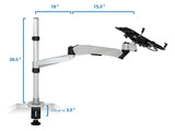 Laptop Desk Mount w/ USB Powered Cooling Fan - Mount-It!