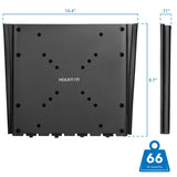 Low Profile Fixed TV Wall Mount - Mount-It!