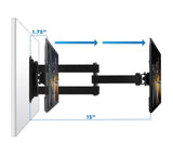 Low Profile Full Motion TV Wall Mount - Mount-It!