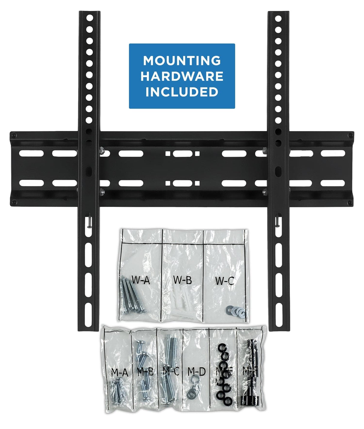 Low Profile TV Wall Mount Tilt Bracket for Flat Screens - Mount-It!