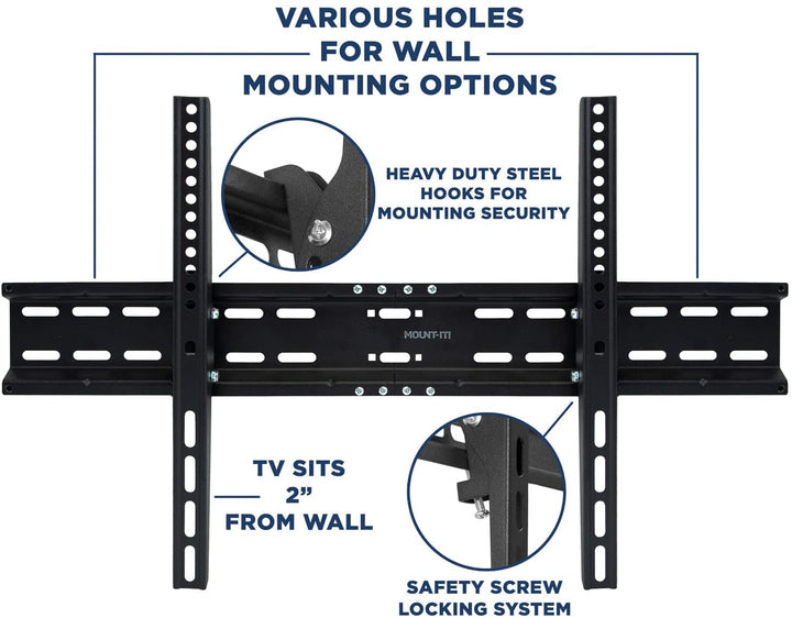 Low Profile Wall Mount for 37-70 Inch Screens - Mount-It!