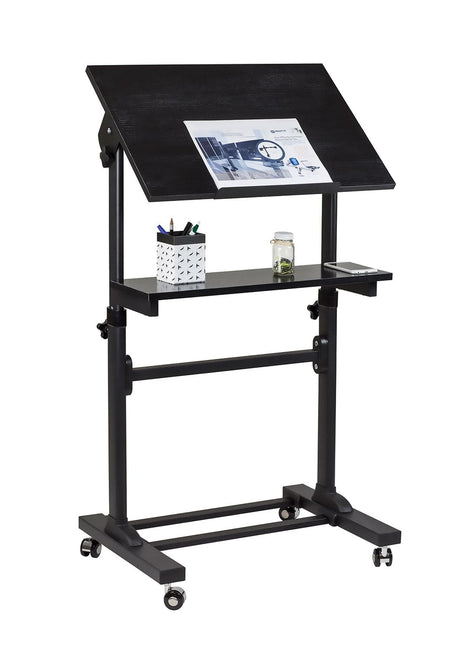 Mobile Lectern Stand Up Desk - Mount-It!