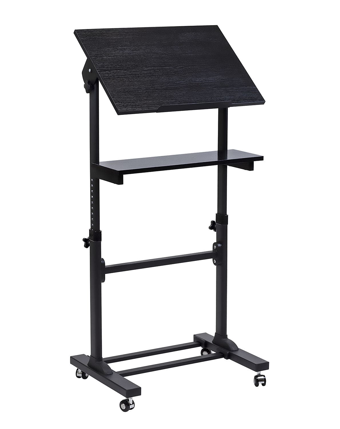 Mobile Lectern Stand Up Desk - Mount-It!